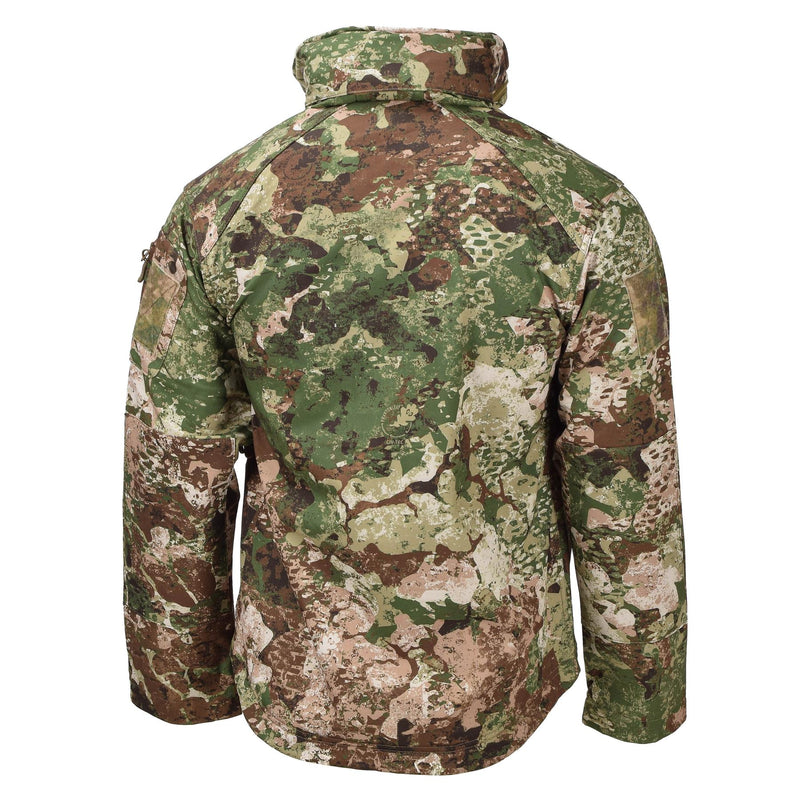 Veste tactique softshell militaire MIL-TEC polaire imperméable à capuche laminée 3 couches