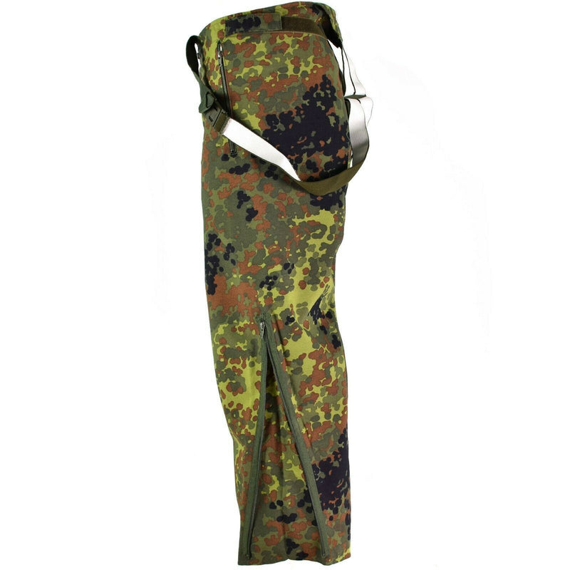 Pantalon de l'armée allemande authentique GoreTex Bib n Brace Flecktarn pantalon salopette NEUF