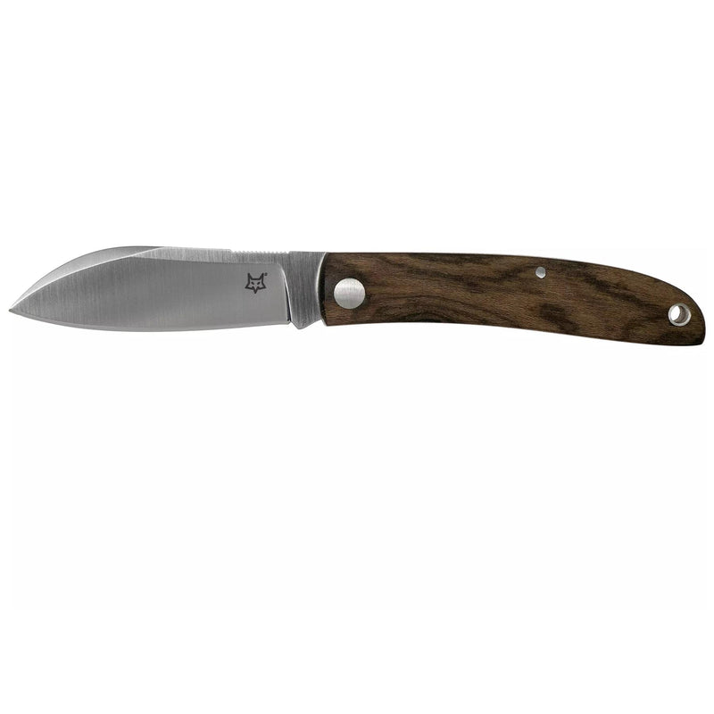 Couteau de poche Fox Knives LIVRI pied de mouton M390 acier manche bois verrouillage par joint coulissant