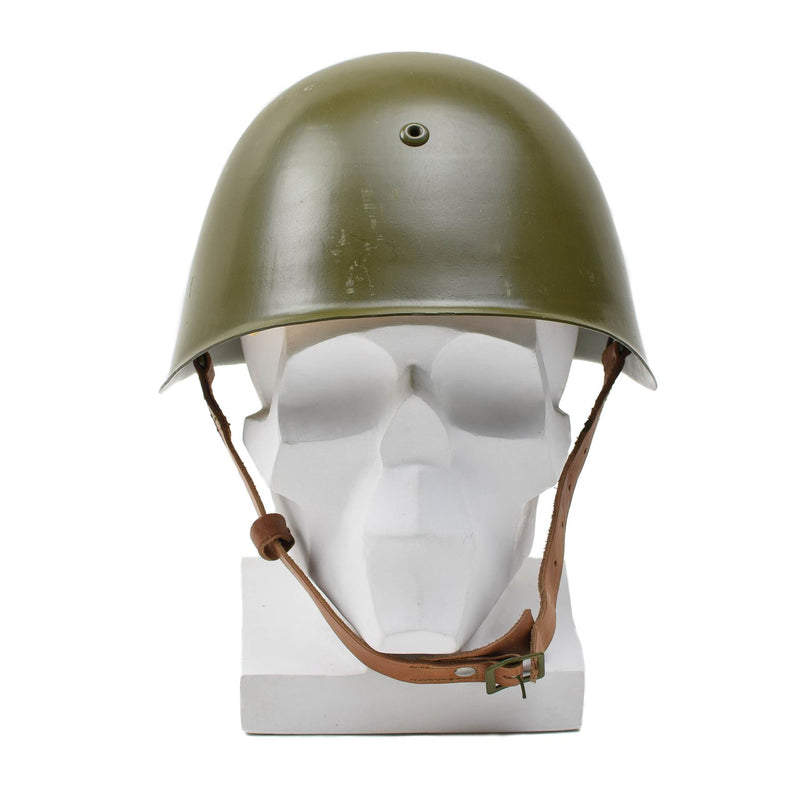 Véritable casque tactique vert militaire bulgare M72 de combat vintage NEUF