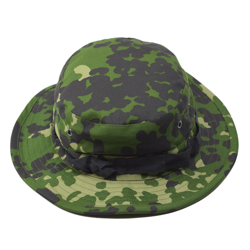 Chapeau de brousse camouflage militaire danois d'origine M84, casquette tropicale d'été à large bord, NEUF