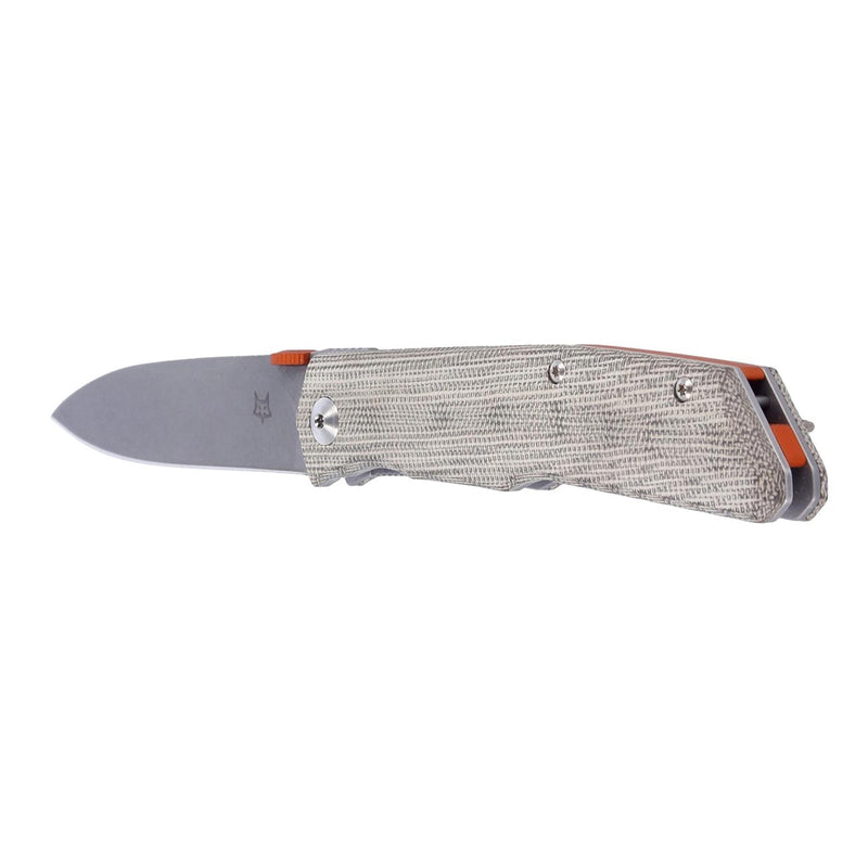 Couteau pliant Fox Knives LE SICILIEN 59HRC BECUT manche en micarta en acier inoxydable