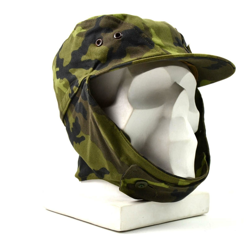 Casquette militaire originale de l'armée tchèque M 95 camouflage CZ chapeau de combat sur le terrain woodland NEUF