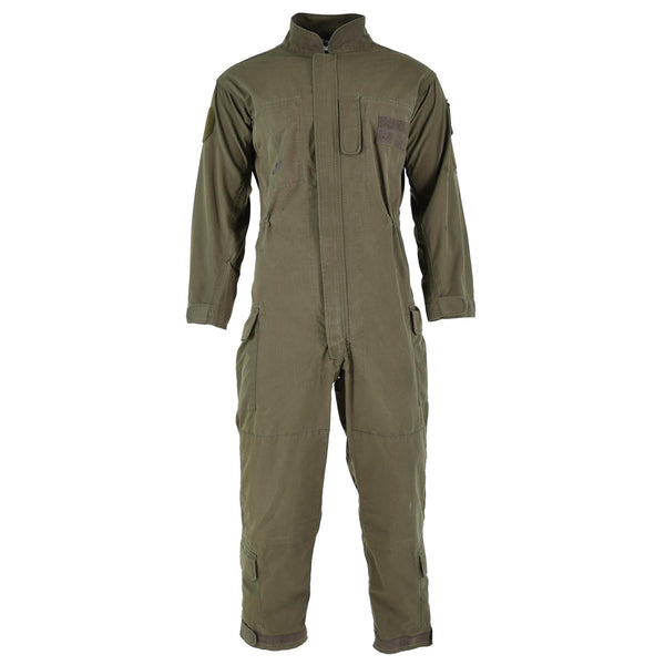 Combinaison de l'armée autrichienne originale en ripstop vert olive, surplus militaire