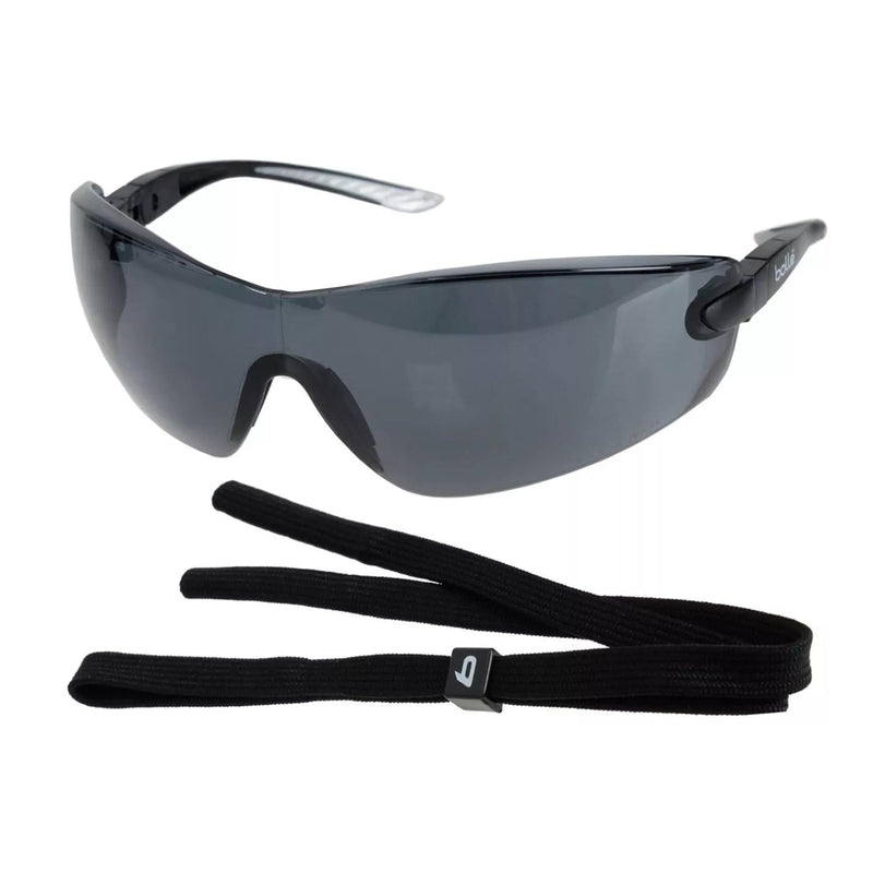 Lunettes de sécurité enveloppantes Bolle COBRA, verres fumés, protection UV légère