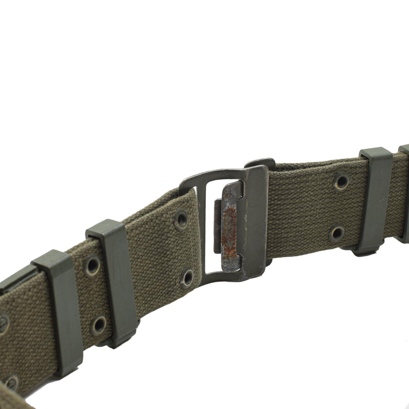 Ceinture en toile originale de l'armée française Famas Olive OD ceinture en toile France Military