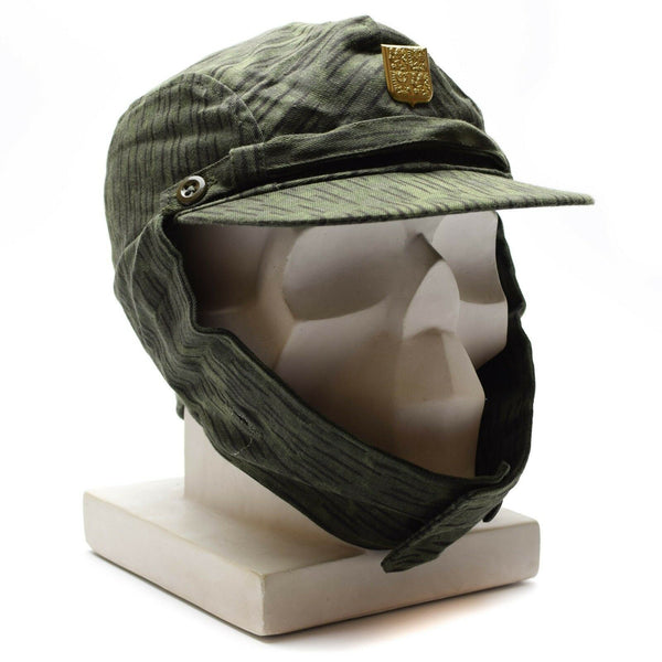 Véritable casquette de camouflage militaire de l'armée tchèque slovaque M60 CZ, badge de chapeau de combat sur le terrain NEUF