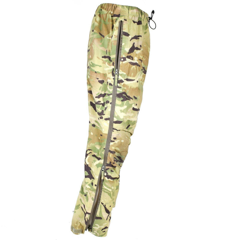 Pantalon de pluie camouflage MTP de combat militaire de l'armée britannique authentique imperméable Goretex