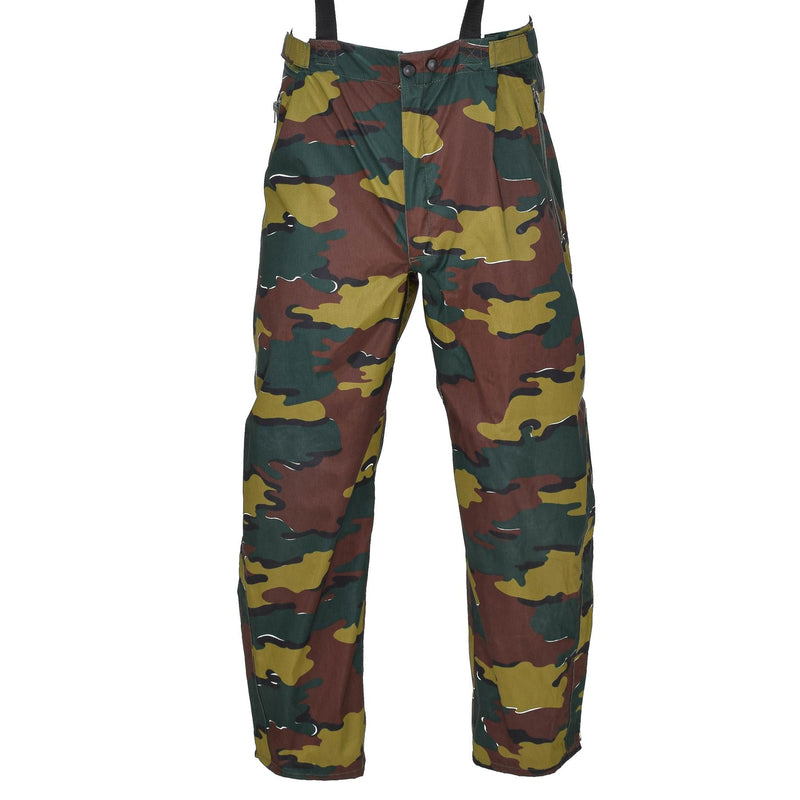 Pantalon imperméable militaire belge original jigsaw camo seyntex pantalon de pluie