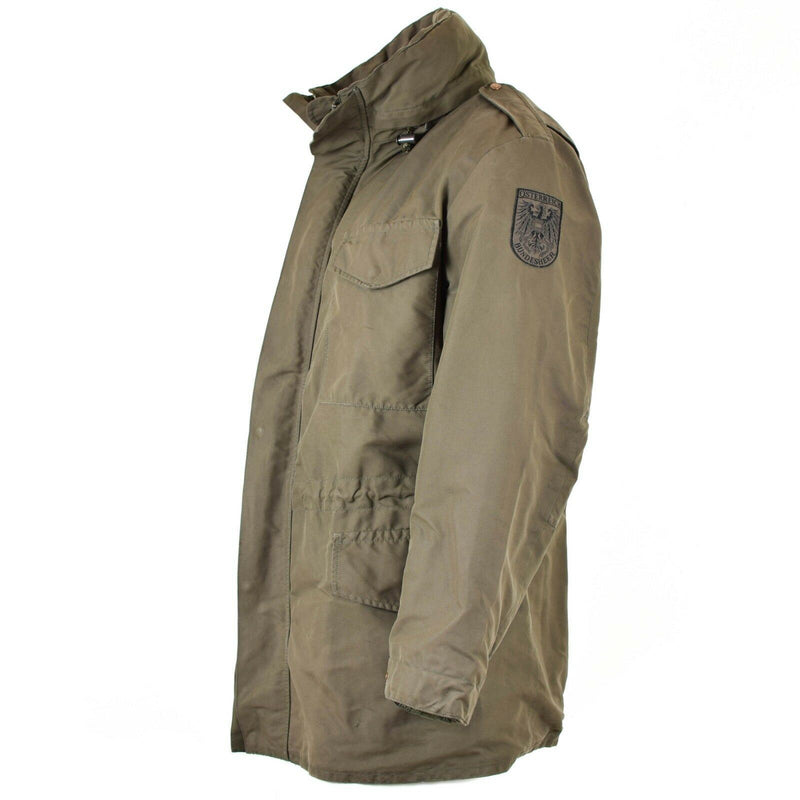 Véritable veste de combat de l'armée autrichienne M65 GoreTex militaire olive Parka imperméable