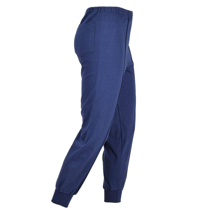 Pantalon de survêtement bleu sport original de l'armée de l'air italienne, pantalon vintage de sport NEUF