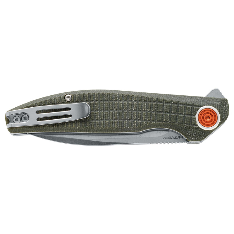 Couteau de poche pliant Fox Knives ARTIA BF-765 OD Drop Point en acier inoxydable D2