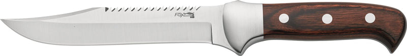 Couteau à lame fixe Fox Knives Brand Italy Forest en acier inoxydable 440C pakkawood