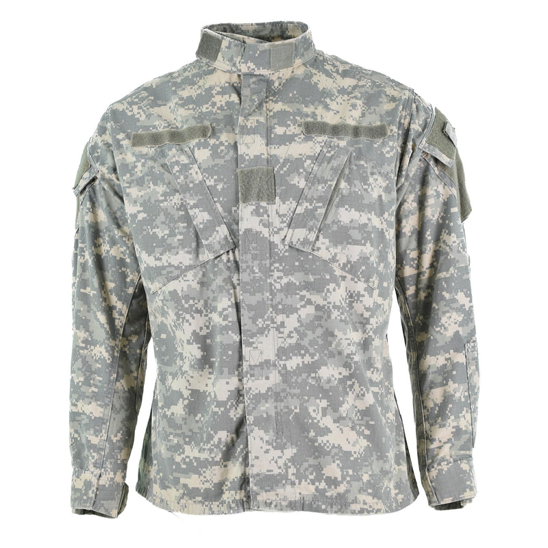 Veste de terrain authentique des troupes de l'armée américaine BDU chemises de camouflage numérique ACU édition militaire