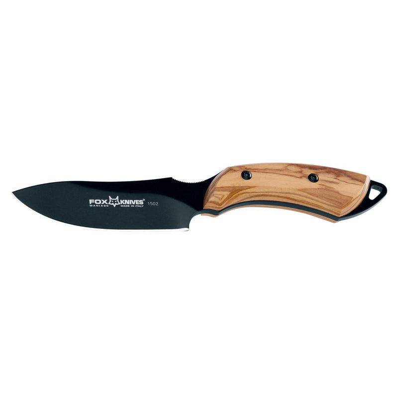 Couteau à lame fixe Fox Knives EUROPEAN HUNTER Drop point en acier inoxydable N690Co