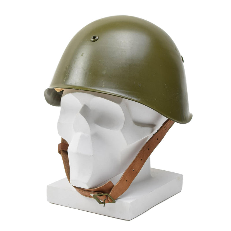 Véritable casque tactique vert militaire bulgare M72 de combat vintage NEUF