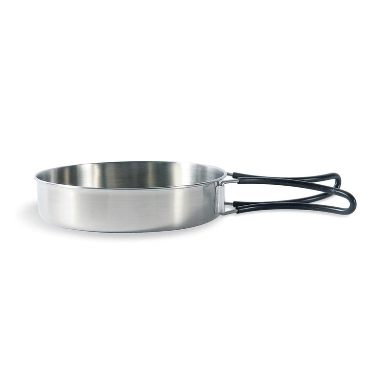 Ensemble de cuisine de camping Tatonka en acier inoxydable durable pour feu d'extérieur, casserole compacte