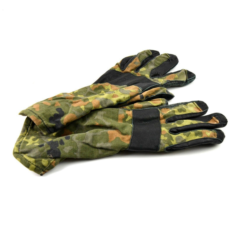 Gants de combat de camouflage flecktarn authentiques de l'armée allemande BW, équipement militaire polyvalent