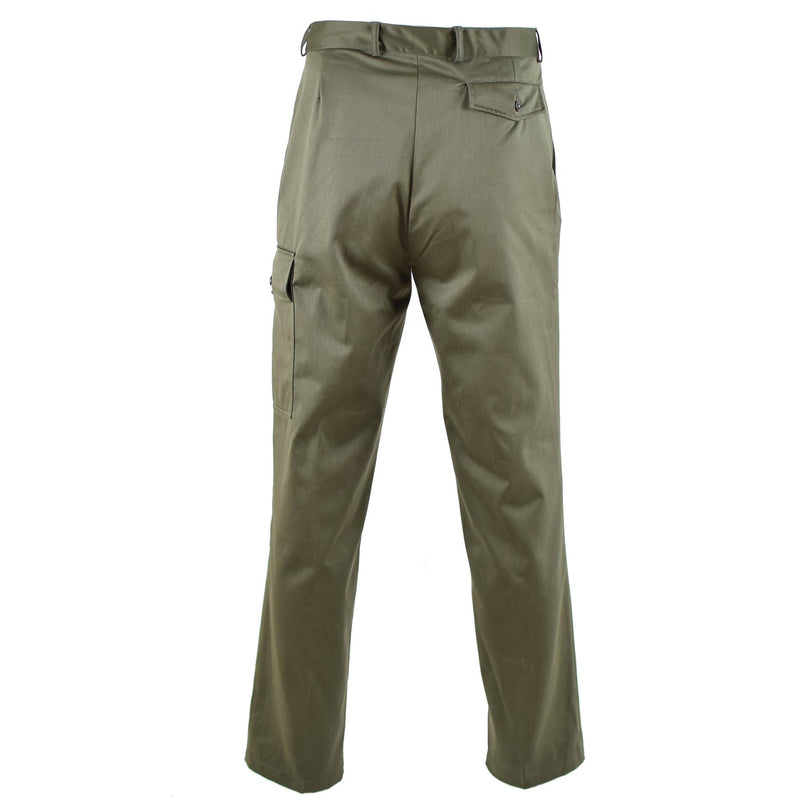 Pantalon de service militaire belge authentique OD Olive doublé militaire NEUF