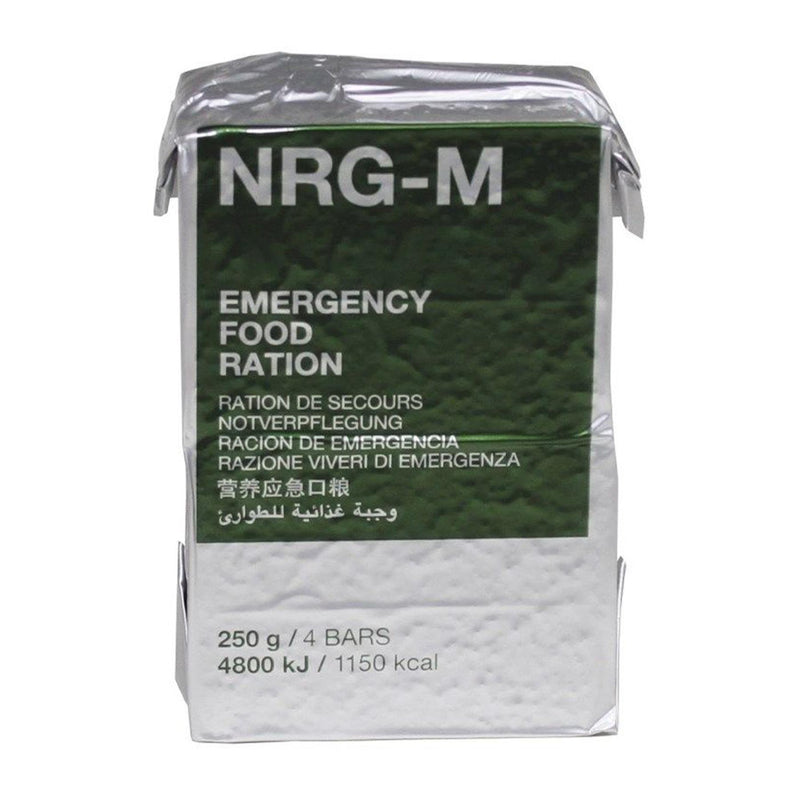 Pack de nourriture de survie d'urgence de l'armée Trek'N Eat NRG-M prêt à consommer 275 g