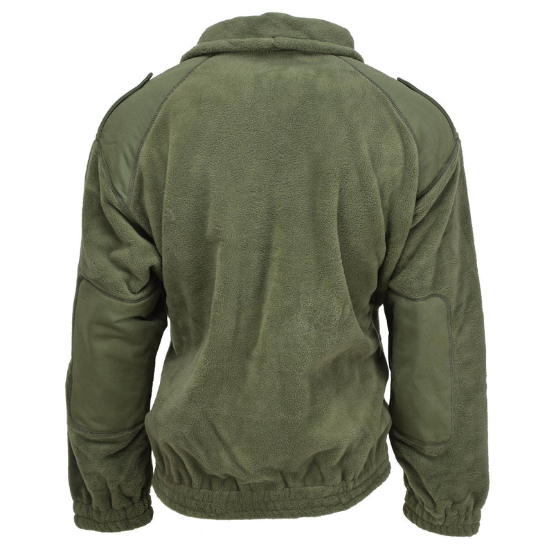 Veste polaire militaire française originale polaire chaude renforcée col montant olive NEUF