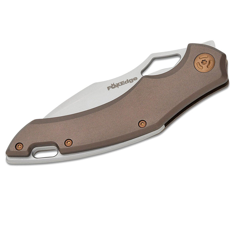 Couteau de poche pliant Fox Knives SPARROW Drop Point en acier inoxydable 9Cr13