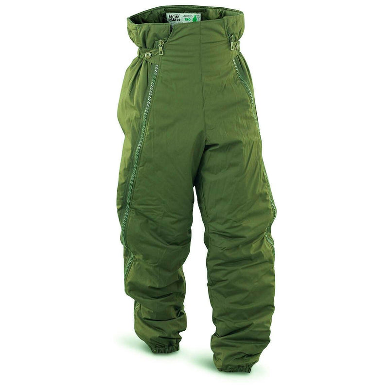 Pantalon de l'armée suédoise authentique isolé M90 vert Pantalon thermique pour temps froid