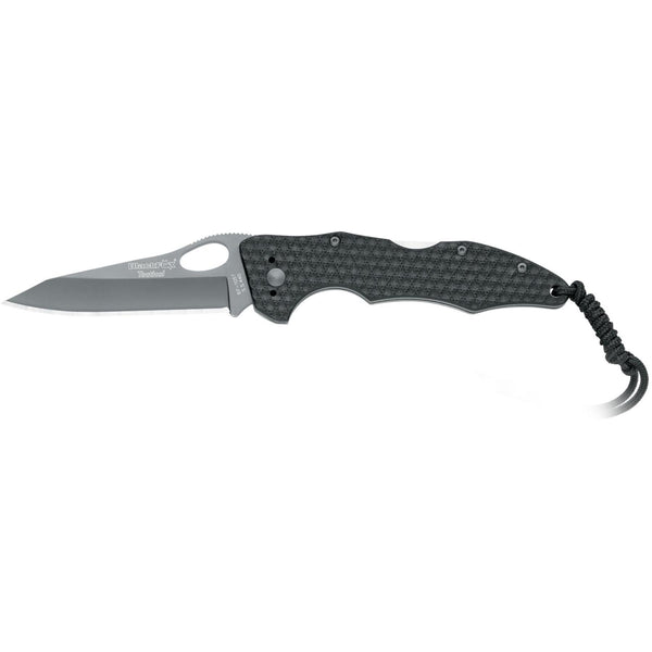 Couteau tactique pliant Fox Knives Tactical BF-105T lame en acier inoxydable avec revêtement en titane noir