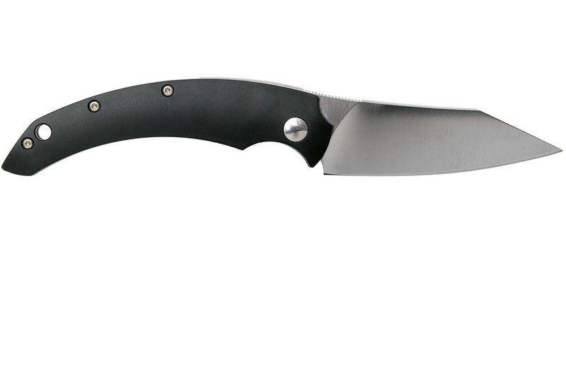 Couteau à lame fixe Fox Knives Brand Italy SLIM DRAGOTAC en acier inoxydable Noir