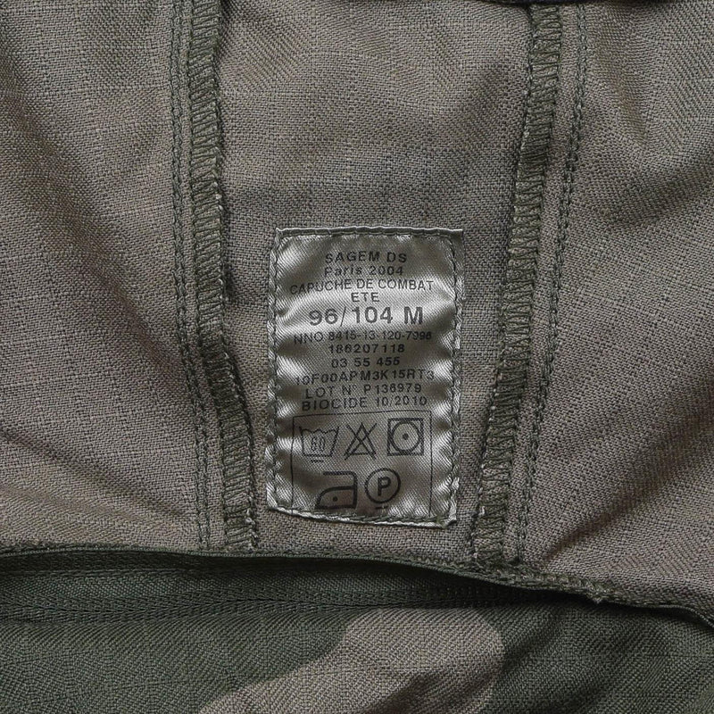 Veste de combat militaire française authentique Felin F3 CCE ripstop à capuche surplus NEUF