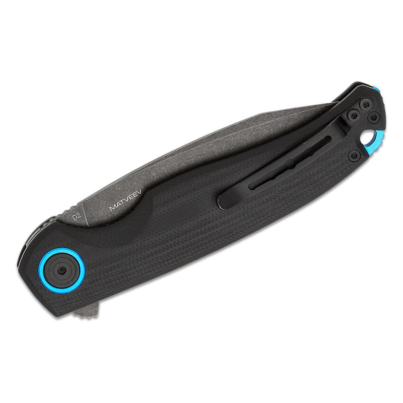 Couteau de poche pliant Fox Knives ARGUS BF-760 Drop Point en acier inoxydable D2