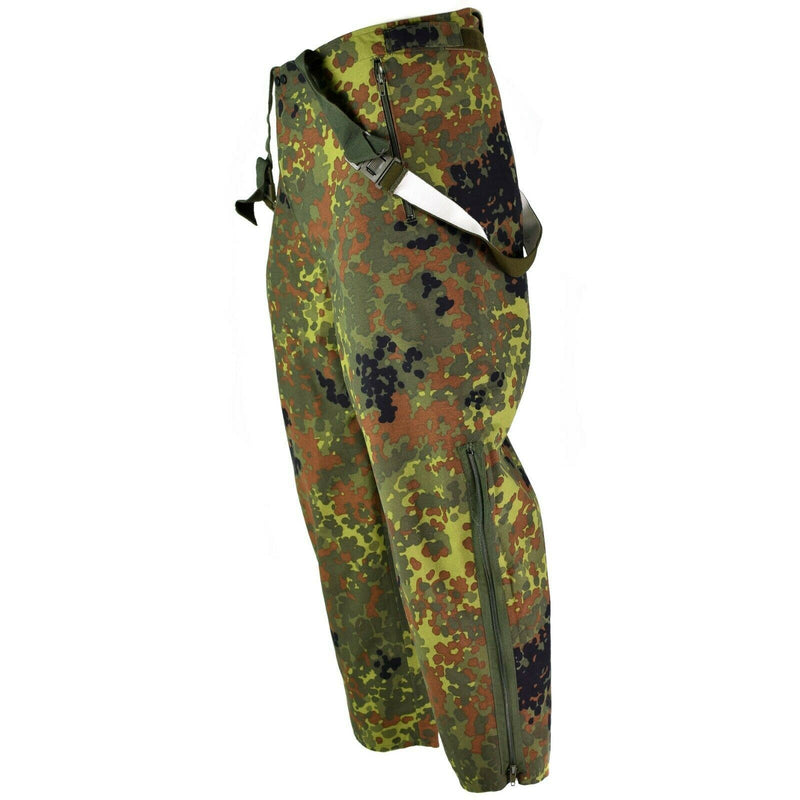 Pantalon de l'armée allemande authentique GoreTex Bib n Brace Flecktarn pantalon salopette NEUF