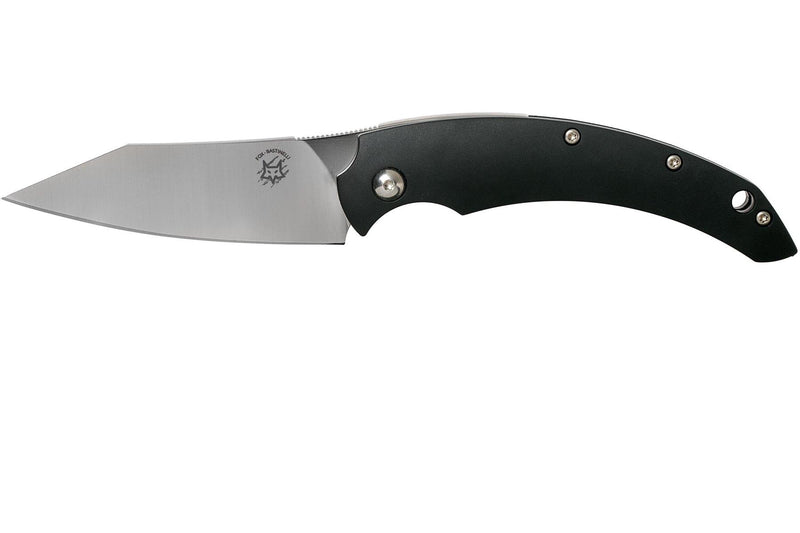 Couteau à lame fixe Fox Knives Brand Italy SLIM DRAGOTAC en acier inoxydable Noir