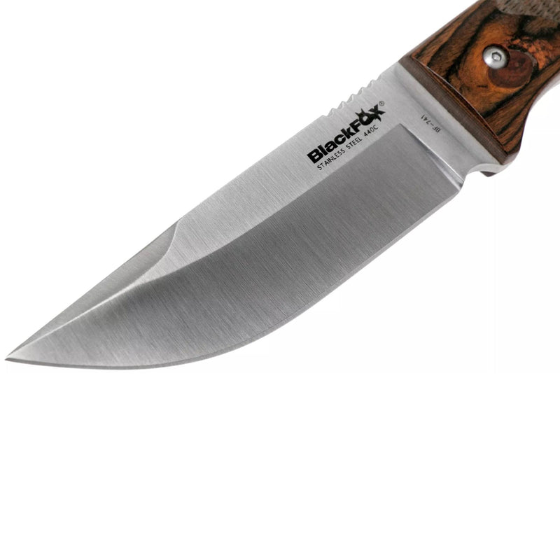 Couteau à lame fixe Fox Knives COMPANION Drop Point en acier inoxydable AISI 440C