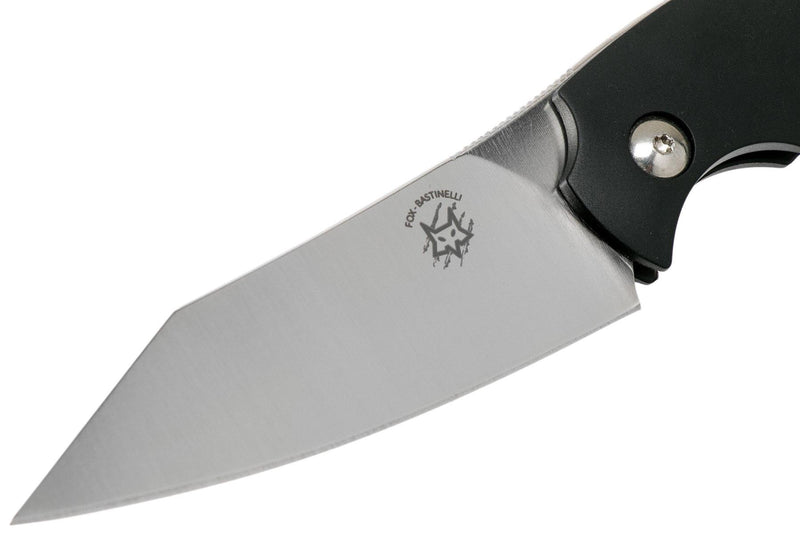 Couteau à lame fixe Fox Knives Brand Italy SLIM DRAGOTAC en acier inoxydable Noir