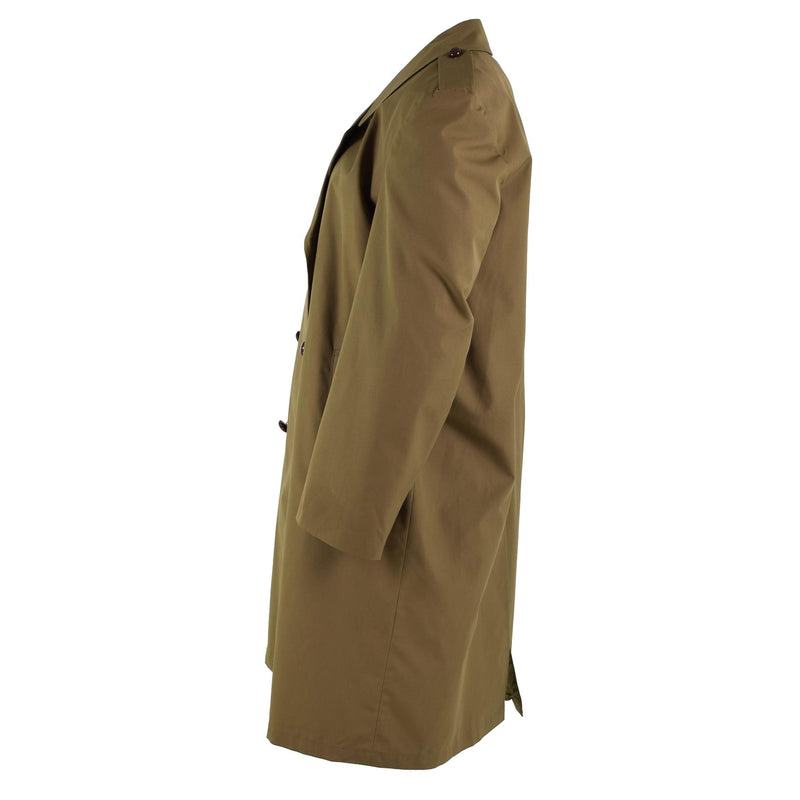 Manteau d'officier de surplus militaire marron d'origine de l'armée néerlandaise NEUF