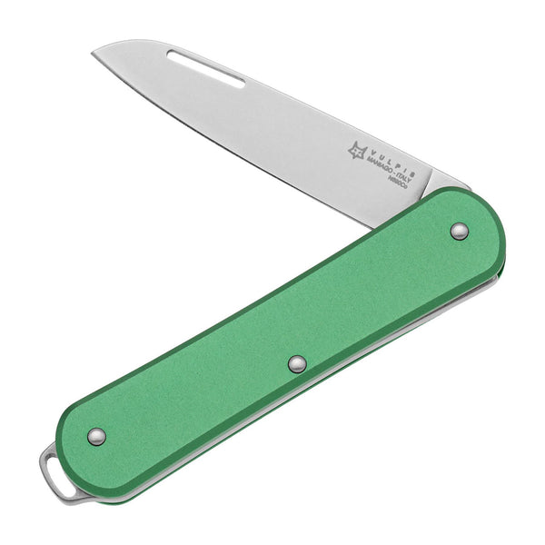 Couteau de poche pliant Fox Knives VULPIS FX-VP130 OD en acier inoxydable N690Co vert