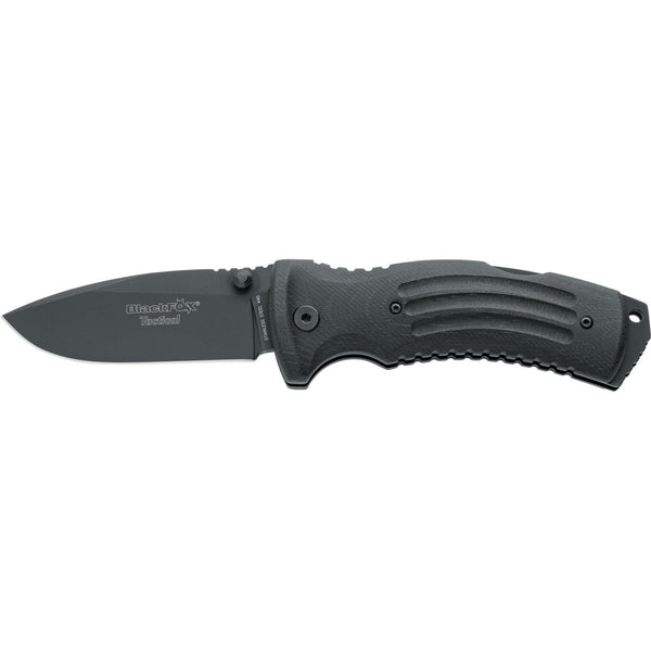 Couteau pliant Fox Knives Brand KUMA avec manche en acier inoxydable 440 G10 revêtu de titane