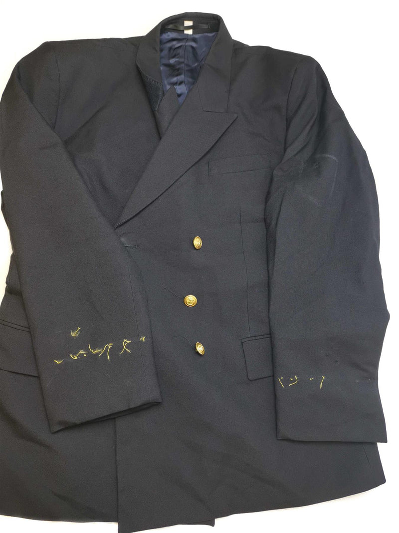 Veste de costume originale des Marines de l'armée allemande bleu marine uniforme militaire formel