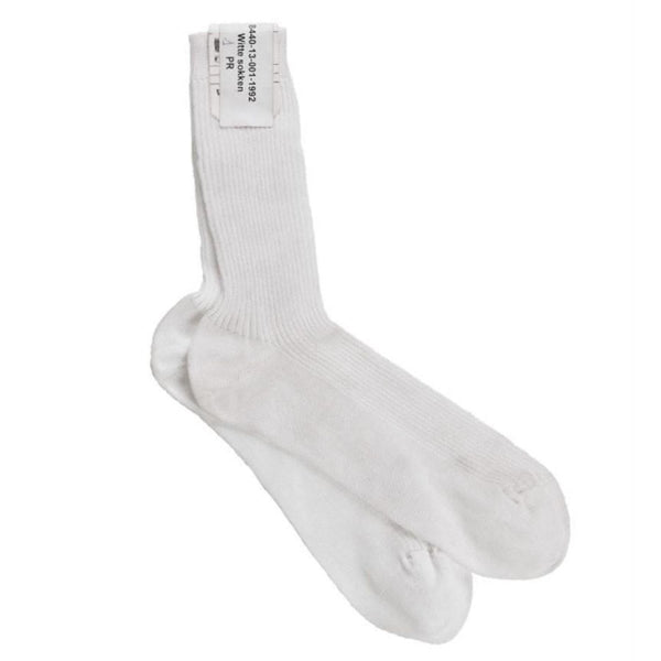 Chaussettes de sport militaires belges respirantes à rayures blanches randonnée camping 3/5 paires