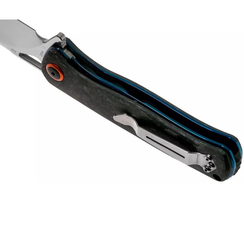 Couteau de poche Boker Plus Nebula Couteau pliant en acier inoxydable D2 Manche en carbone