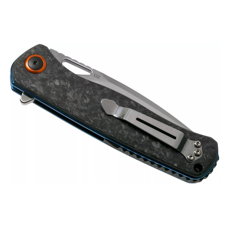 Couteau de poche Boker Plus Nebula Couteau pliant en acier inoxydable D2 Manche en carbone