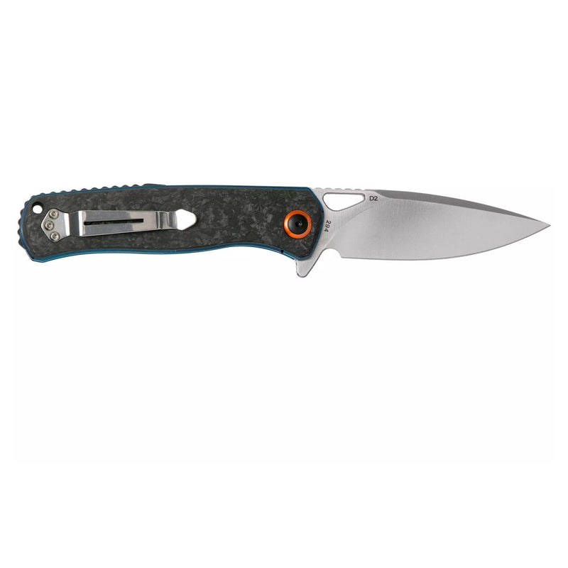 Couteau de poche Boker Plus Nebula Couteau pliant en acier inoxydable D2 Manche en carbone