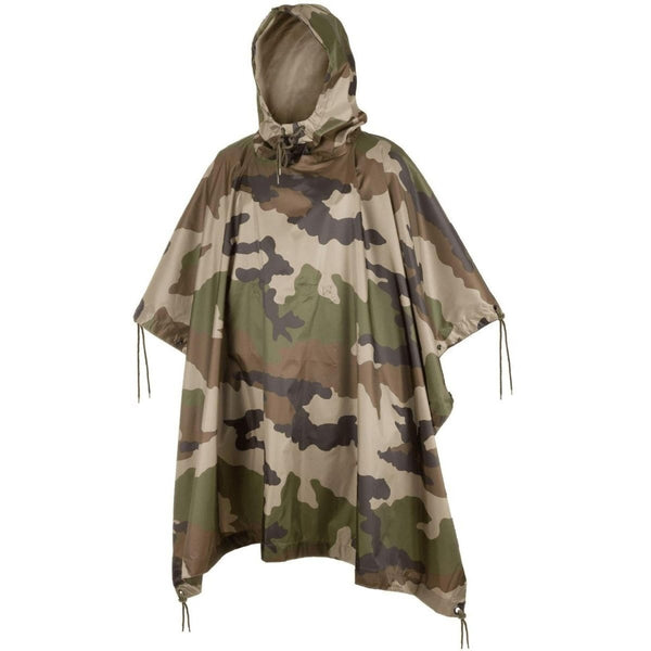 Poncho imperméable de style militaire de marque RipStop de pluie de style militaire CCE Camouflage