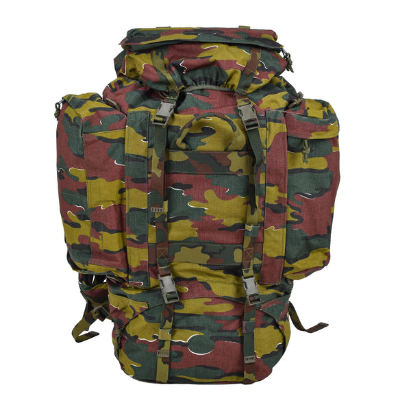 Sac à dos tactique militaire belge d'origine 120L, camouflage puzzle, sac étanche NEUF