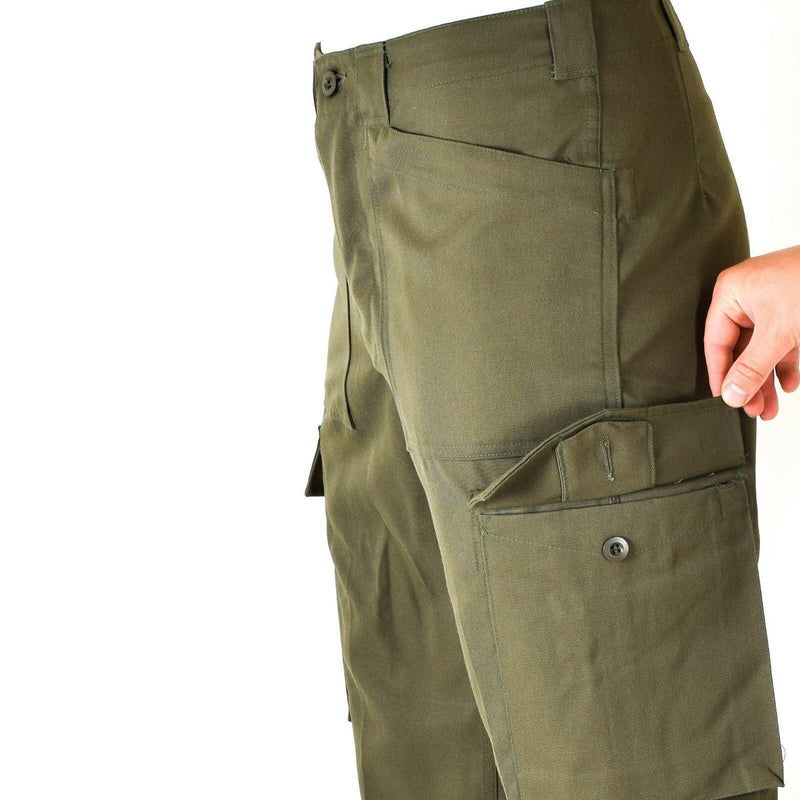 Pantalon de combat militaire authentique de l'armée autrichienne M65 OD Pantalon de combat militaire Olive BDU