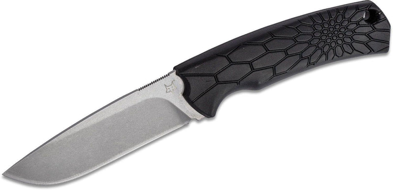 Couteau à lame fixe Fox Knives Brand Italy Core VOX en acier becut noir