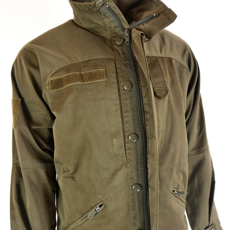 Veste de combat de montagne originale de l'armée autrichienne BH en ripstop militaire olive drab OD