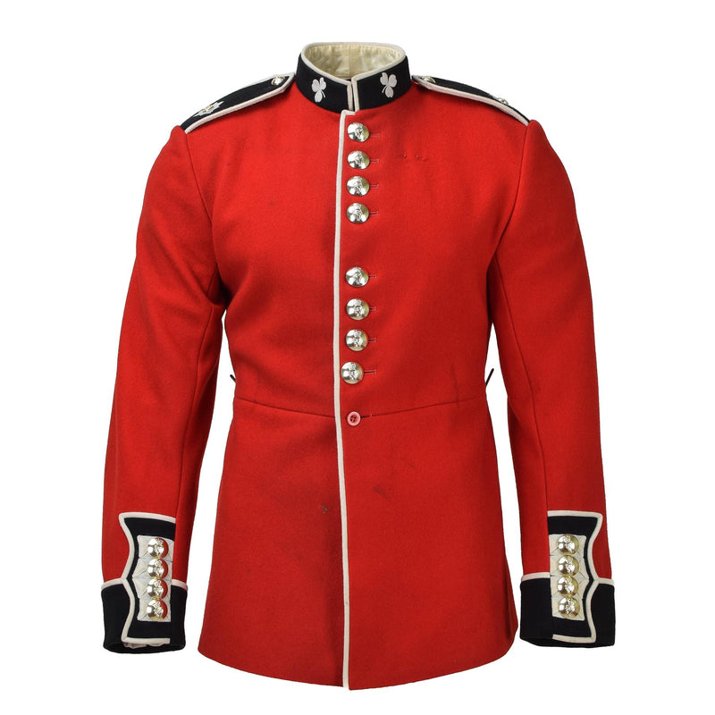 Veille de l'armée britannique authentique Uniforme tunique robe rouge écarlate gardiens irlandais cavalerie