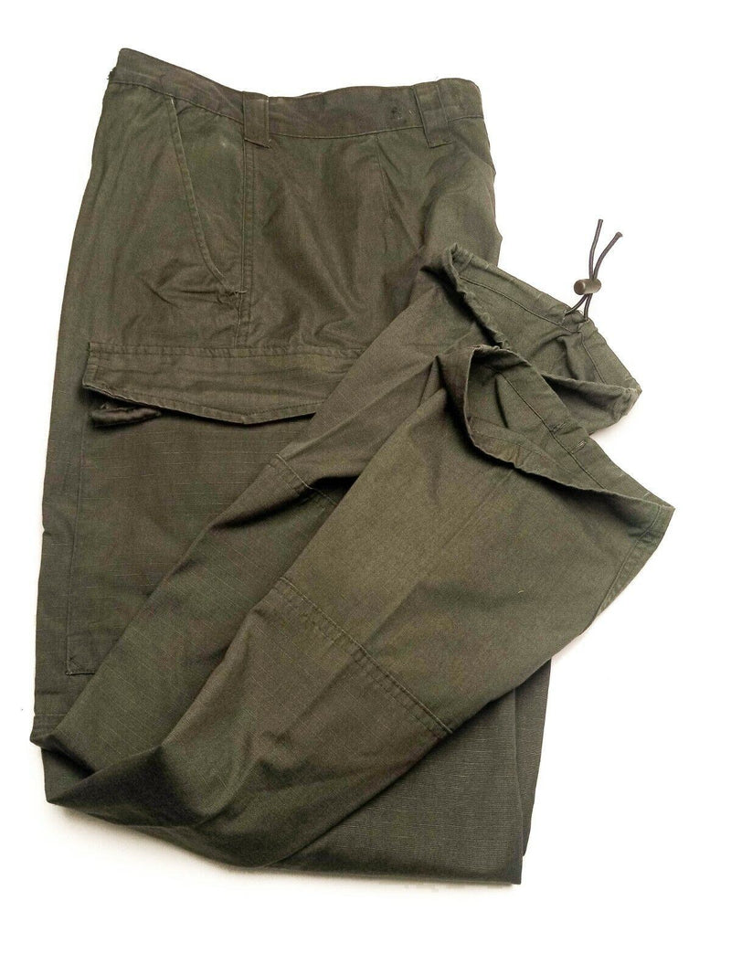 Pantalon de combat militaire autrichien authentique Rip stop OD Pantalon de combat militaire Olive BDU